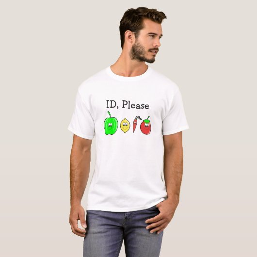 ID Please Funny Trump Sarcasme Shirt (Voorkant volledig)