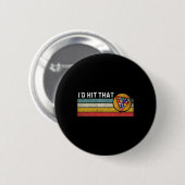 Id raakte die biljart poolspeler Funny BI Ronde Button 5,7 Cm (Voorkant /achterkant)