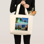 ID Raja Ampat Islands - Penabuh Suling Tambur - Grote Tote Bag (Voorkant (product))