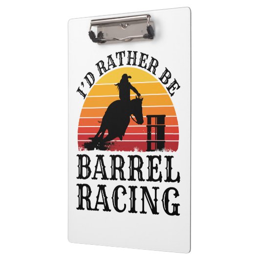 I'd Rather Be Barrel Racing Klembord (Links)