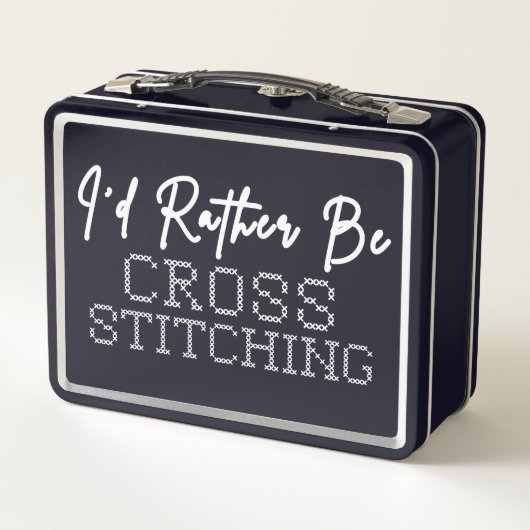 I'd Rather Be Cross Stitching - Cross Stitcher (Achterkant)