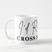I'd Rather Be Cross Stitching - Cross Stitcher Koffiemok (Links)