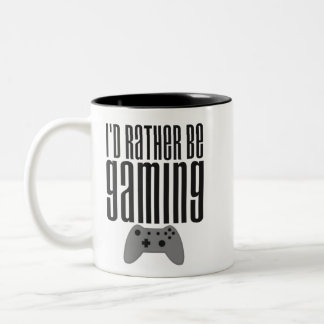 I'd Rather Be Gaming Tweekleurige Koffiemok