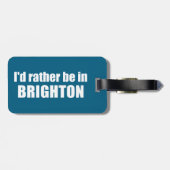 I'd Rather Be In Brighton Utah Bagagelabel (Achterkant horizontaal)
