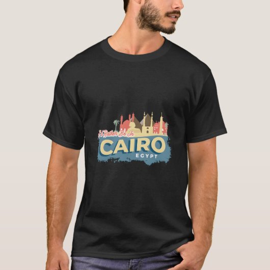 I'D Rather Be In Cairo Egypt Style T-shirt (Voorkant)
