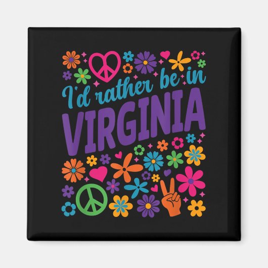 I'd Rather Be In Virginia  Magneet (Voorkant)