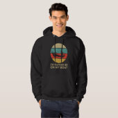 I'd Rather Be On My Boat Captain Boating Hoodie (Voorkant volledig)
