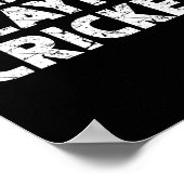 I'd Rather Be Playing Cricket  Poster (Hoek)