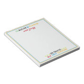 I'd rather be playing Mahjongg or tennis Notitieblok (Schuin)