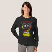 I'd Rather Be Playing Paintball paintball T-shirt (Voorkant volledig)