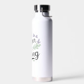 I'd Rather Be Reading – Pastel Quote Water Bottle Waterfles (Links)