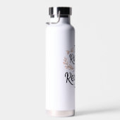 I'd Rather Be Reading – Pastel Quote Water Bottle Waterfles (Rechts)