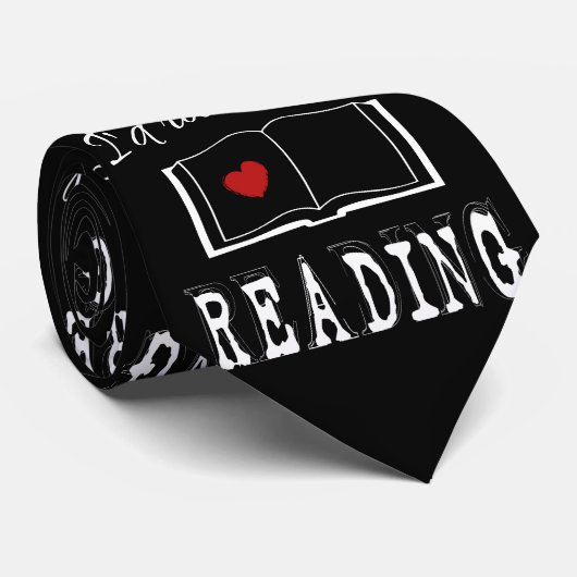 I'd rather be reading stropdas (Opgerold)