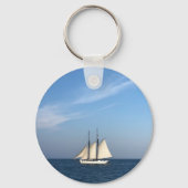 I'd Rather Be Sailing Keychain Gift Sailboat (Achterkant)