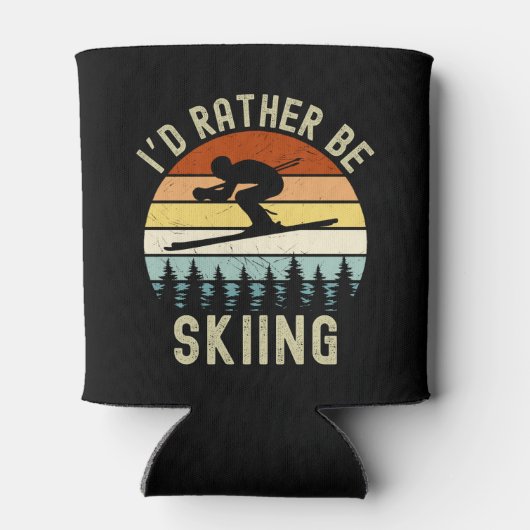 I'd Rather be Skiing, Funny skier Blikjeskoeler (Achterkant)