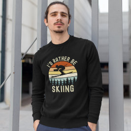 I'd Rather be Skiing, Funny skier Trui