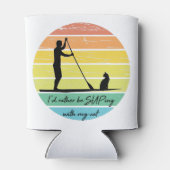 I'd Rather Be SUPing With My Cat SUP Blikjeskoeler (Achterkant)