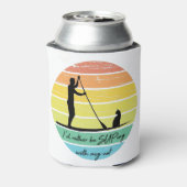 I'd Rather Be SUPing With My Cat SUP Blikjeskoeler (Blikje Achterkant)