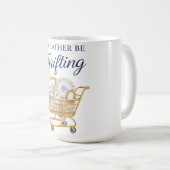 I'd Rather Be Thrifting Sticker Koffiemok (Voorkant rechts)