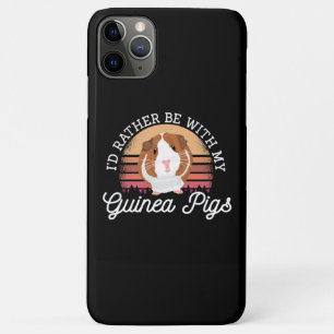 I'd rather be with my Guinea Pig Cavy Roddent Case-Mate iPhone Case