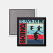 ID RATHER IS SKIES MAGNEET (Voorkant / Achterkant)