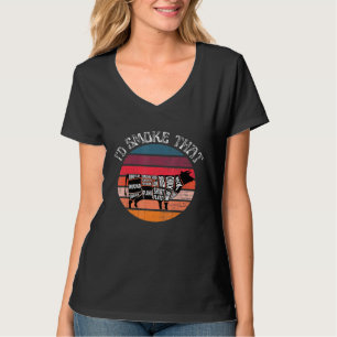 ID rook die brisket rundvlees snijdt slager pitmas T-shirt