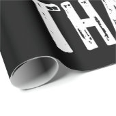 ID Rook die Koe BBQ roken barbecue Cadeaupapier (Rol Hoek)