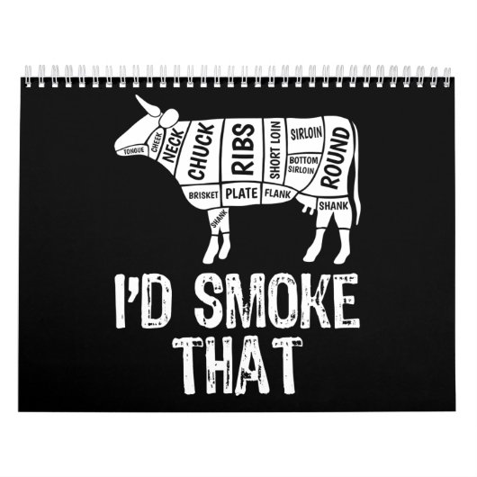 ID Rook die Koe BBQ roken barbecue Kalender (Hoes)