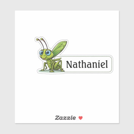 ID Schattigee sprinkhaan Sticker (Vel)