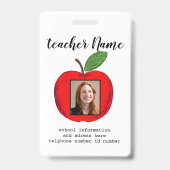 ID-school leraar ID ID Badge (Voorkant)