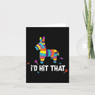 Id sloeg die Pinata Mexicaanse Tanktop Cinco de Ma Kaart