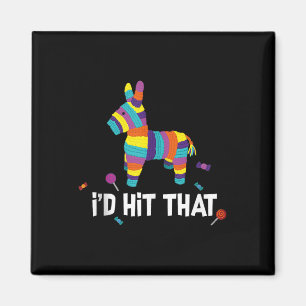 Id sloeg die Pinata Mexicaanse Tanktop Cinco de Ma Magneet
