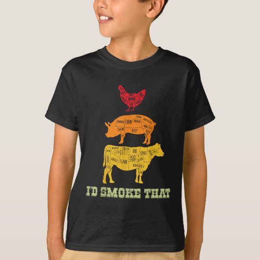 ID Smoke That - Barbecue - BBQ T-shirt (Voorkant)