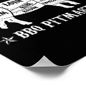 ID Smoke That T Shirt Pig Pitmaster Funny BBQ Smok Poster (Hoek)