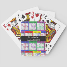 ID Speel liever BINGO-speelkaarten Pokerkaarten