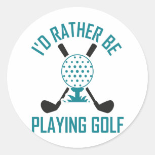 ID Speel liever Golf af Ronde Sticker