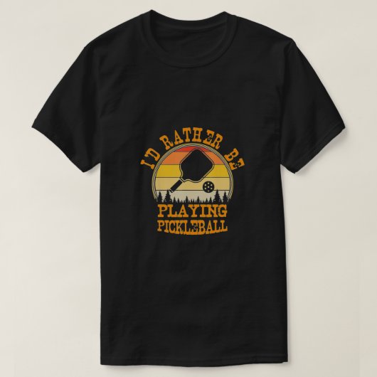 ID Speel liever Pickleball T-shirt (Design voorkant)