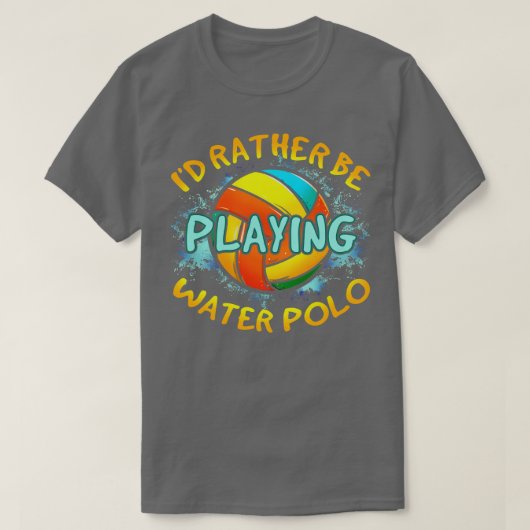 ID Speel liever waterpoel T-shirt (Design voorkant)