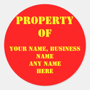 ID-STICKER RONDE STICKER