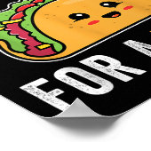ID Trade My Brother for a Taco Funny Taco Cinco de Poster (Hoek)