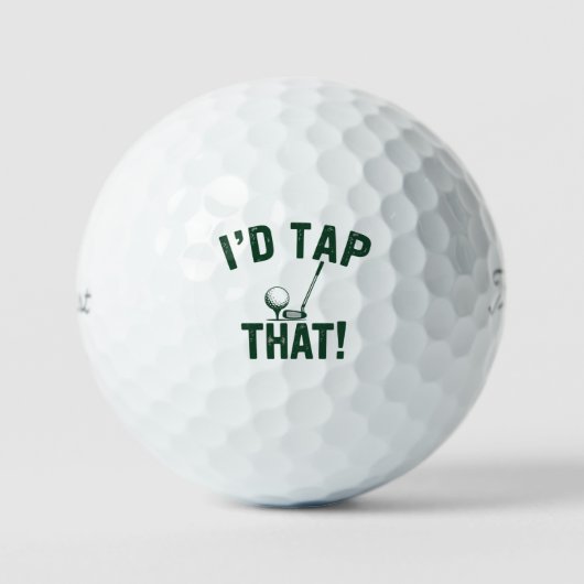 I'd Trap That Funny Golfing Sarcastic Sayings Golf Golfballen (Voorkant)