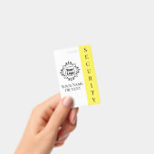 ID van beveiligingsmedewerker met aangepaste Logo Badge (Handheld)