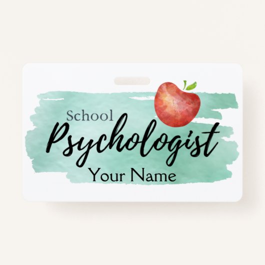 ID van de psycholoog op school Badge (Voorkant)