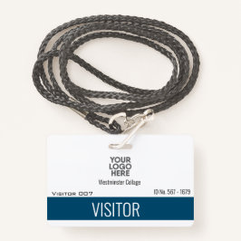 ID van Logo bedrijf voor bezoekers op maat Badge