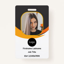 ID van medewerker van aangepast bedrijf, Photo Log Badge
