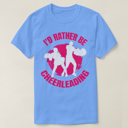ID Wees liever Cheerleader Girl Gift T-shirt (Design voorkant)