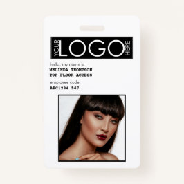 ID werknemer Foto Bedrijfsidentificatie Badge