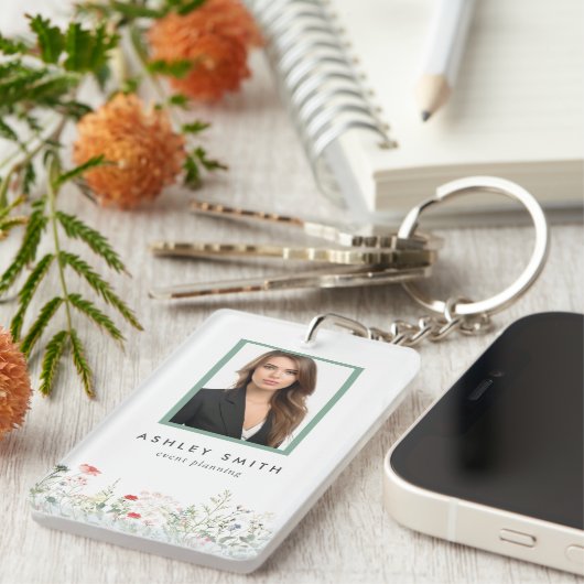 ID Wildflower Meadow-medewerker Sleutelhanger (Voorkant Rechts)