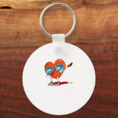 Id Write A Card But I Hate You Valentines Day Humo Sleutelhanger (Voorkant)