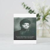 Ida B - het Citaat van Wells & van de Waarheid Briefkaart (Staand voorkant)